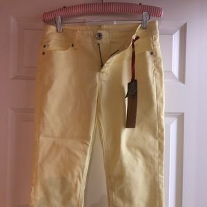 Yellow New Liverpool Capri pants